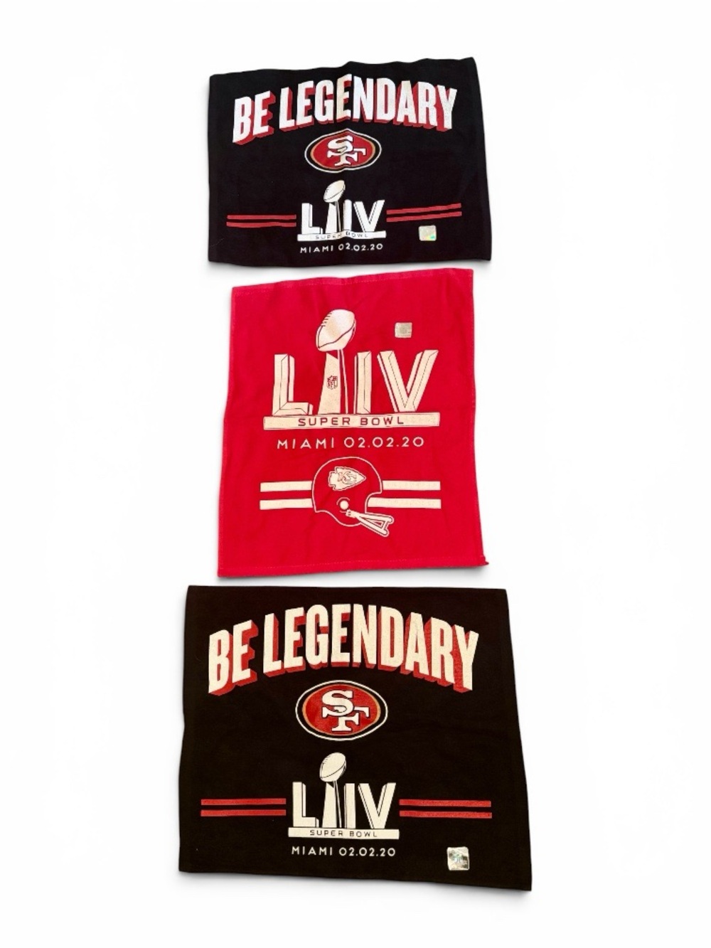 SUPERBOWL 2020 Hand towels.